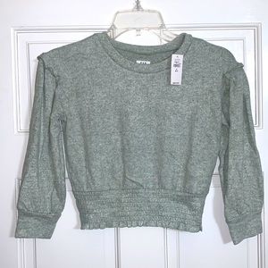 NWT Gap Kids Gray Sweater sz 6/7